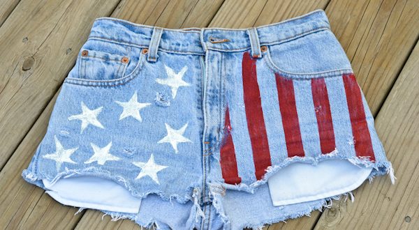 Diy American Flag Shorts