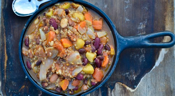 Apple Carrot Quinoa Chili