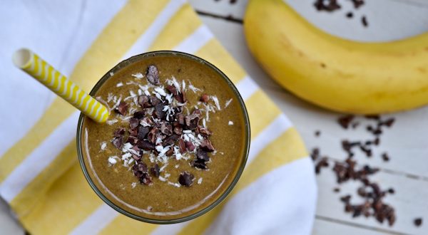 Chocolate Peanut Butter Banana Smoothie