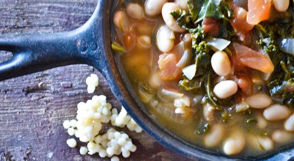 Garlicky Kale And White Bean Stew