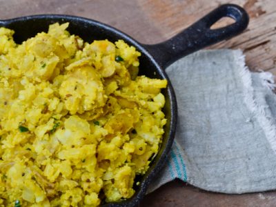 Indian Spiced Smashed Potatoes