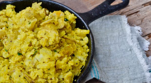 Indian Spiced Smashed Potatoes