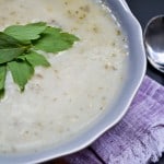 Pear Lovage Soup