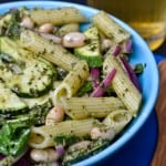 Punchy Pesto Pasta Salad