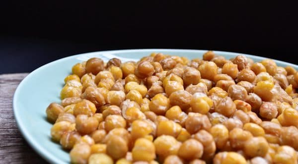 Salt And Vinegar Roasted Chickpeas